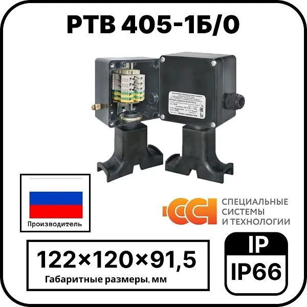 Коробка соединительная РТВ 405-1Б/0 Mos-Obogrev.ru