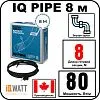IQ PIPE 8 м кабель для обогрева внутри труб Mos-Obogrev.ru