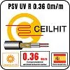 Ceilhit PSV UV R-0.36 Om/m Кабель греющий одножильный резистивный на отрез