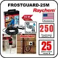 Комплект для обогрева труб RAYCHEM FROSTGUARD-25M Mos-Obogrev.ru