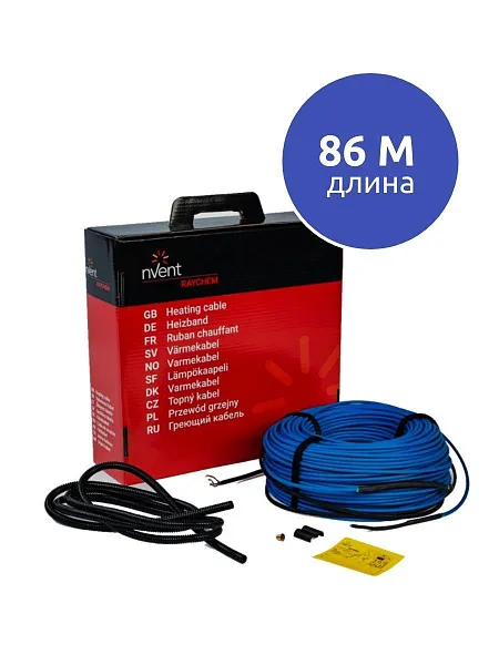 Комплект теплого пола RAYCHEM T2Blue - R-BL-C-86M/T0/SD Mos-Obogrev.ru