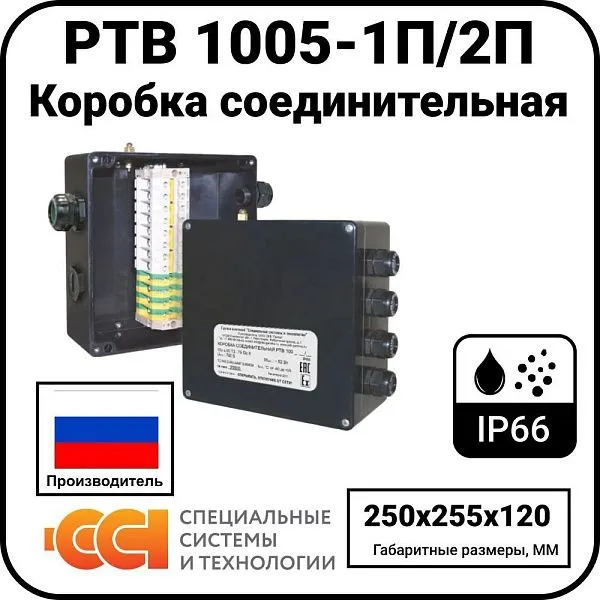 Коробка соединительная РТВ 1005-1П/2П Mos-Obogrev.ru