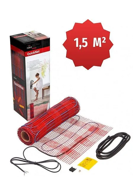 Греющий мат Raychem QuickNet (160 Вт/м2), R-QN-P-1,5M2/T0 Mos-Obogrev.ru